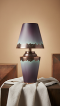 Brushed Bronze Laser-Engraved Table Lamp