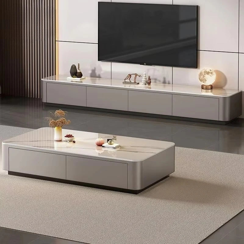 Modern Luxury Design Living Room Furniture Storage Center Coffee Table for Home Villa