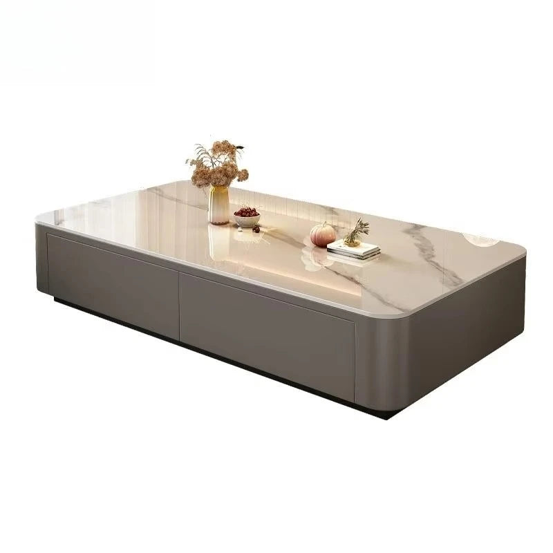 Modern Luxury Design Living Room Furniture Storage Center Coffee Table for Home Villa