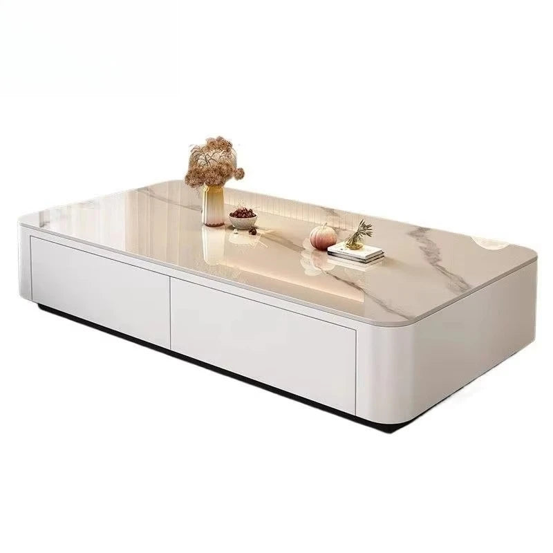 Modern Luxury Design Living Room Furniture Storage Center Coffee Table for Home Villa